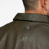 Dekalb - Veste en cuir oversize