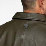 Dekalb - Veste en cuir oversize