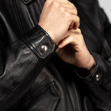 Dekalb - Veste en cuir oversize