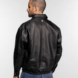 Dekalb - Veste en cuir oversize