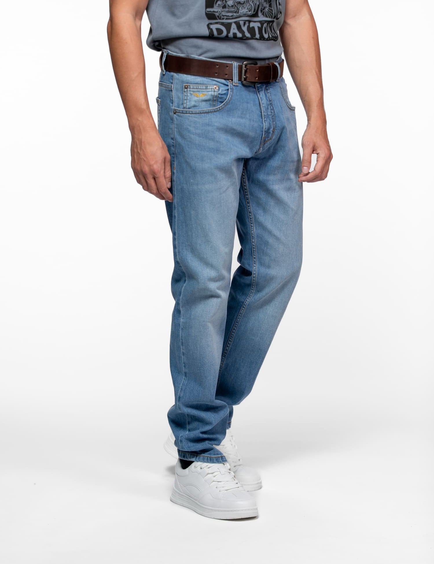 Hachidaka - Pantalon denim slim homme