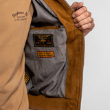 Gila - Bomber cuir suédé