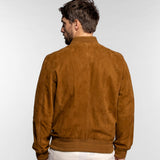 Gila - Bomber cuir suédé