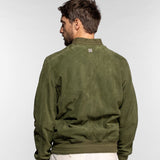 Gila - Bomber cuir suédé