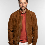 Gila - Bomber cuir suédé