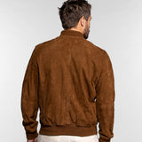 Gila - Bomber cuir suédé