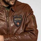 Fulton - Blouson cuir aviateur