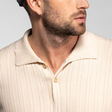 Dent - Men's Knitted Polo Shirt