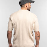 Dent - Men's Knitted Polo Shirt