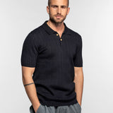 Dent - Men's Knitted Polo Shirt
