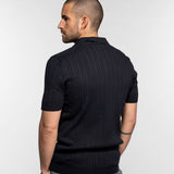 Dent - Men's Knitted Polo Shirt