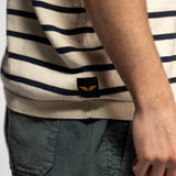 Holt - Pull tricot marinière