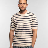 Holt - Pull tricot marinière