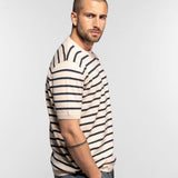 Holt - Pull tricot marinière