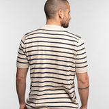 Holt - Pull tricot marinière