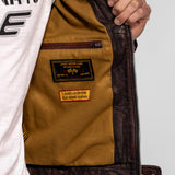 Aniak - Blouson cuir moto vintage