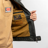 Aniak - Blouson cuir moto vintage