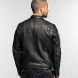 Aniak - Blouson cuir moto vintage