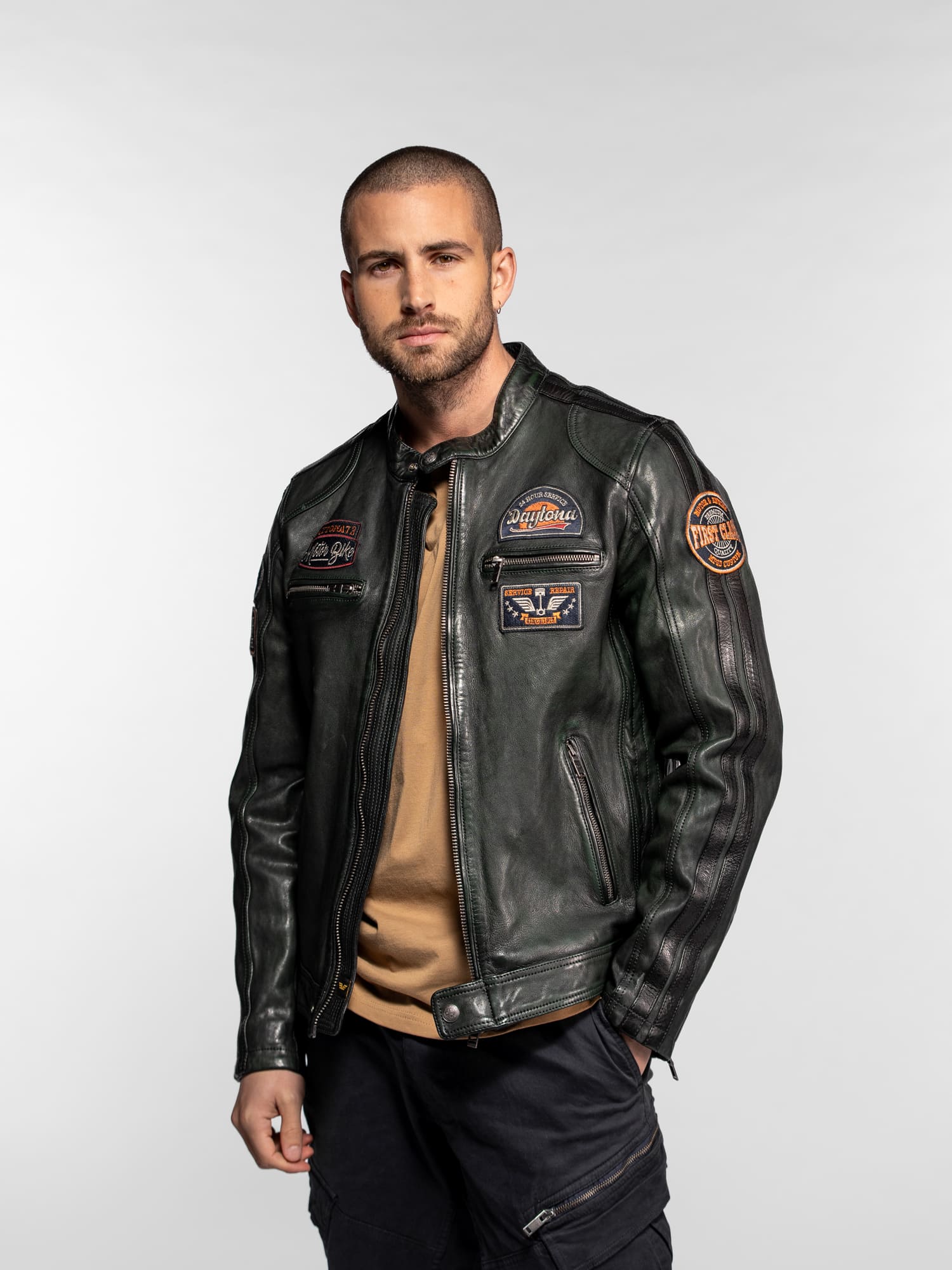 【美品】Daytona 73 牛革バッファローレザージャケット黒　本革　革良好◎ Daytona 73 - Official Store - Leather Jackets and Clothing