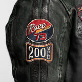 Aniak - Blouson cuir moto vintage