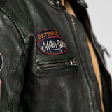 Aniak - Blouson cuir moto vintage