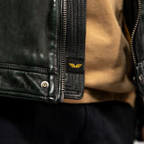 Aniak - Blouson cuir moto vintage