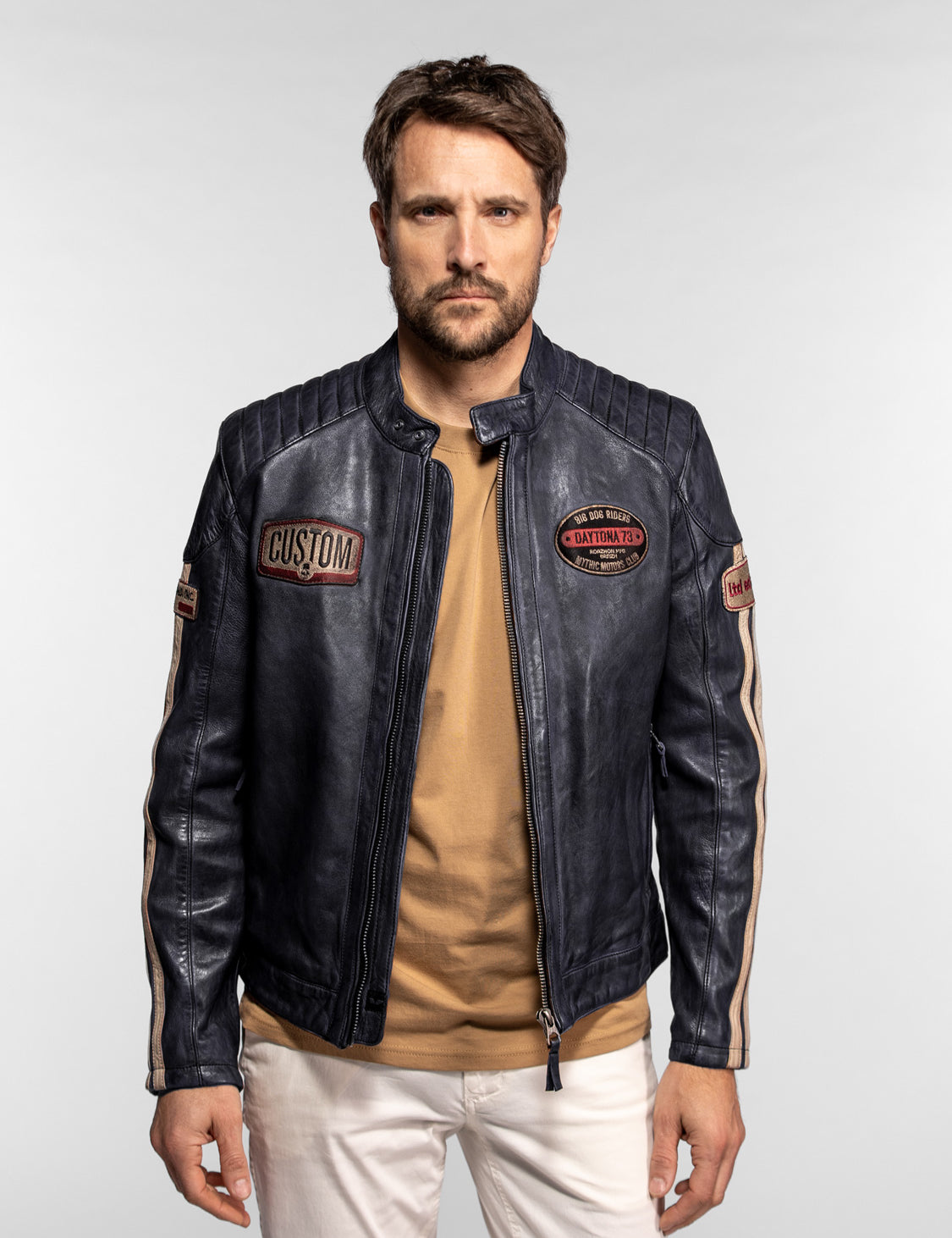 Corning - Blouson moto vintage