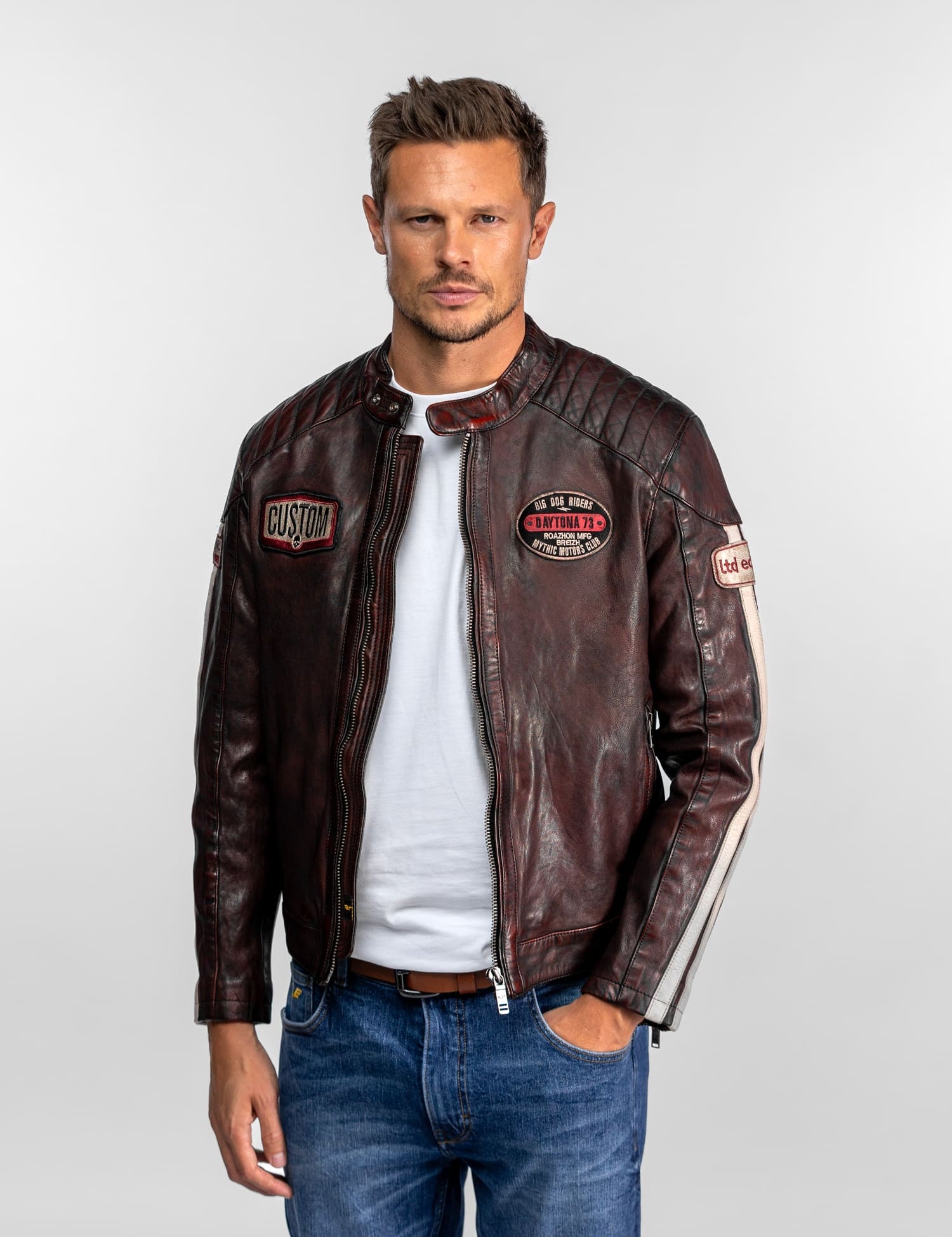 Corning - Blouson moto vintage