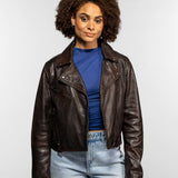 Daisy - Blouson cuir vintage