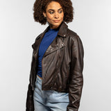 Daisy - Blouson cuir vintage