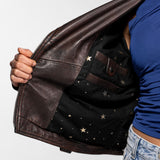 Daisy - Blouson cuir vintage