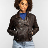 Daisy - Blouson cuir vintage