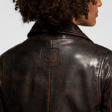 Daisy - Blouson cuir vintage