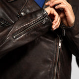 Daisy - Blouson cuir vintage