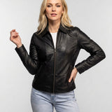 Bluebell - Blouson cuir femme