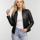 Bluebell - Blouson cuir femme