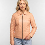 Bluebell - Blouson cuir femme