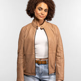 Daffodil - Blouson cuir femme