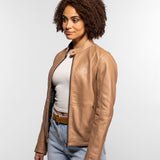 Daffodil - Blouson cuir femme