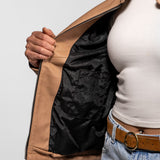 Daffodil - Blouson cuir femme