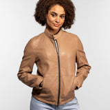 Daffodil - Blouson cuir femme