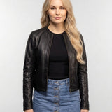 Dandelion - Veste cuir femme