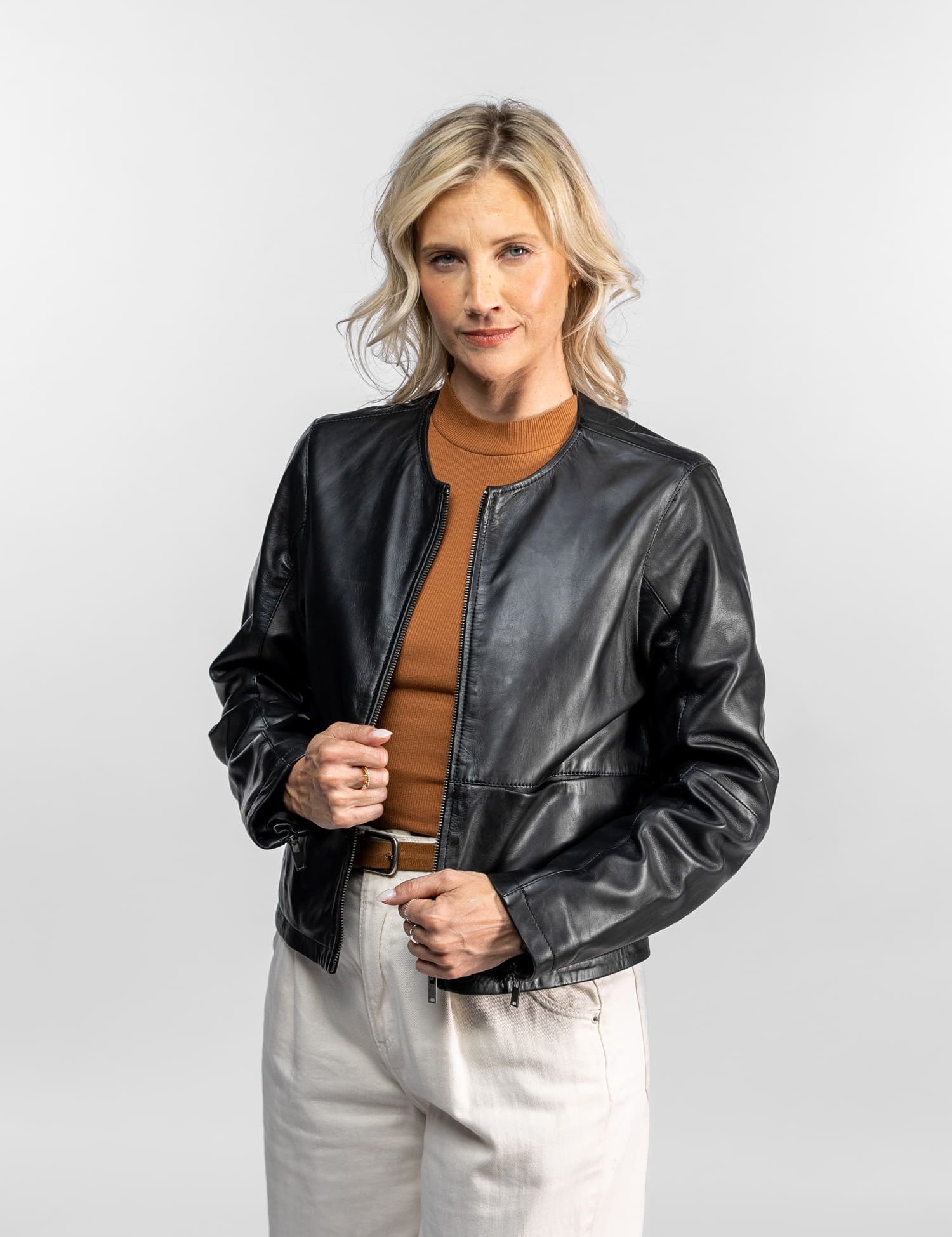 Dandelion - Veste cuir femme