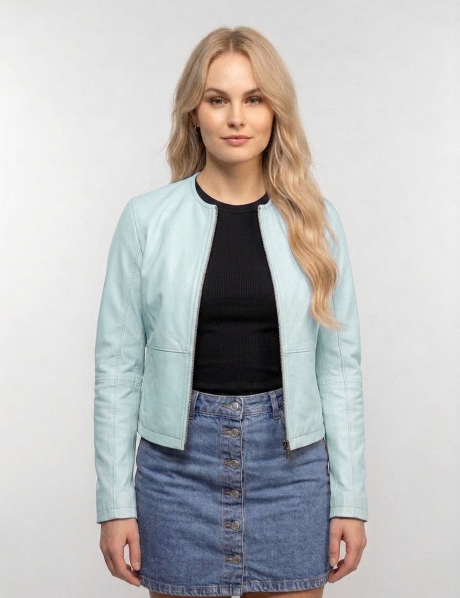 Dandelion - Veste cuir femme