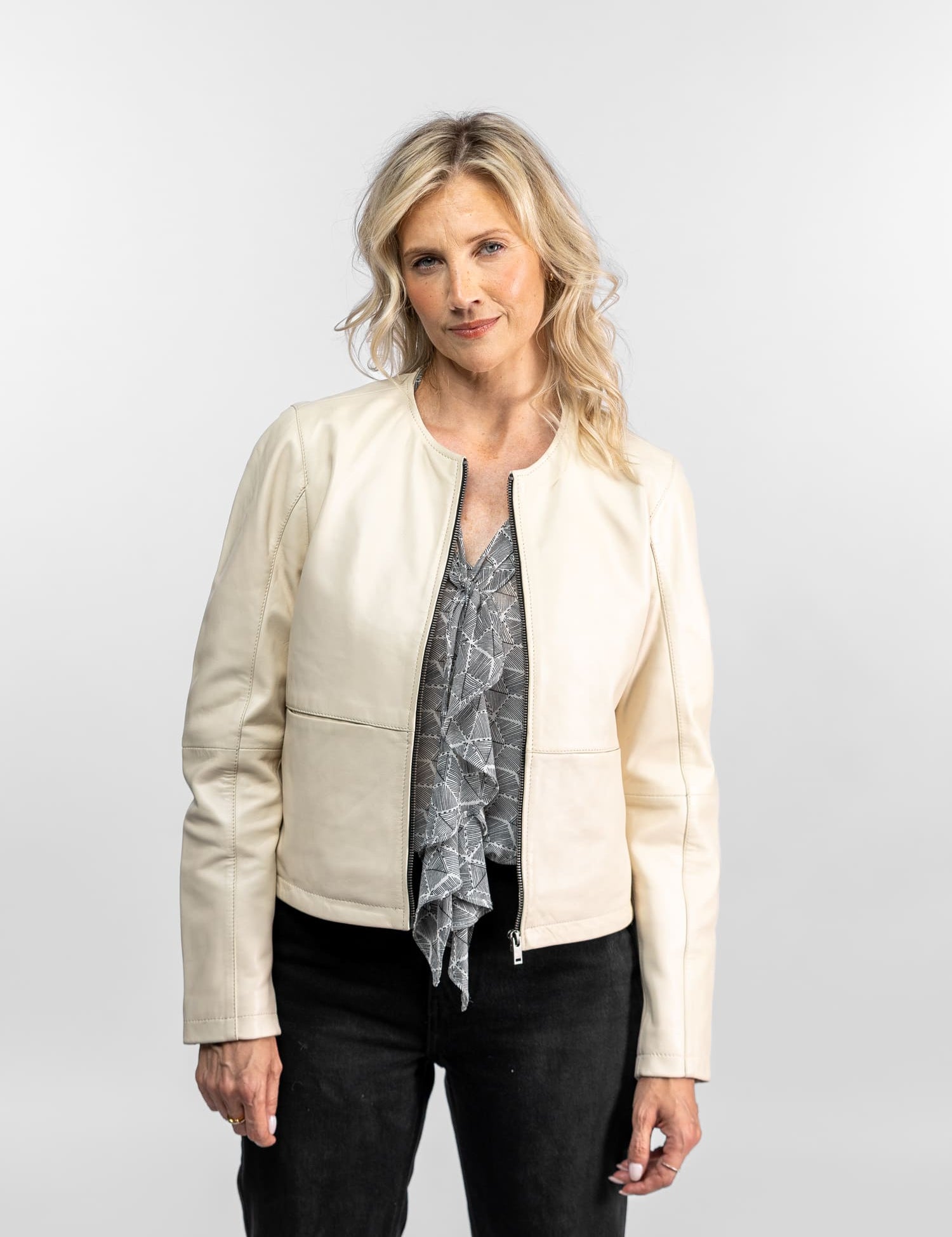 Dandelion - Veste cuir femme