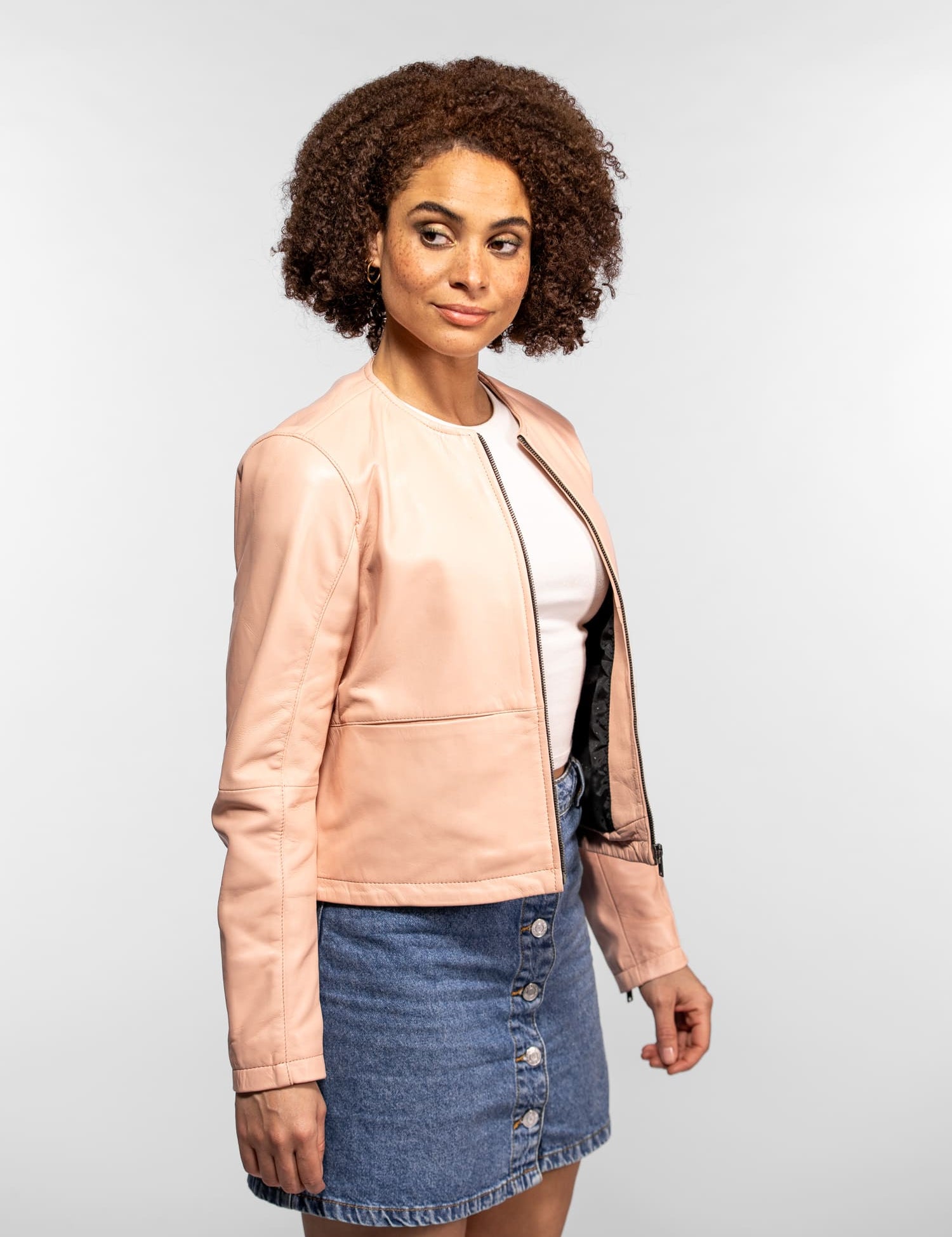 Dandelion - Veste cuir femme
