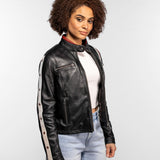 Peony - Blouson cuir femme