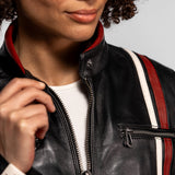 Peony - Blouson cuir femme