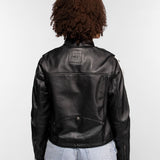 Peony - Blouson cuir femme