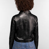 Wisteria - Blouson cuir femme